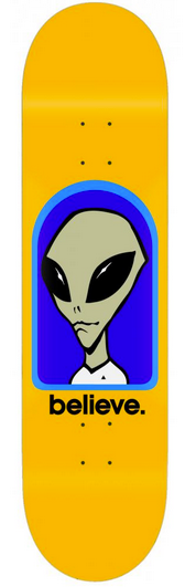 Alien Workshop Believe Deck 8" FREE GRIP