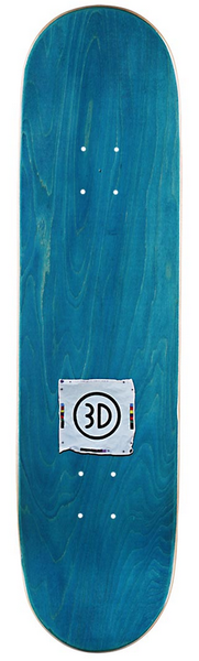 3D Gillette Pro Glasses Deck - 8" FREE GRIP